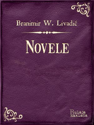 cover image of Novele